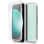 Funda COOL Silicona 3D para Samsung S711 Galaxy S23 FE (Transparente Frontal + Trasera) - PixelPlaza
