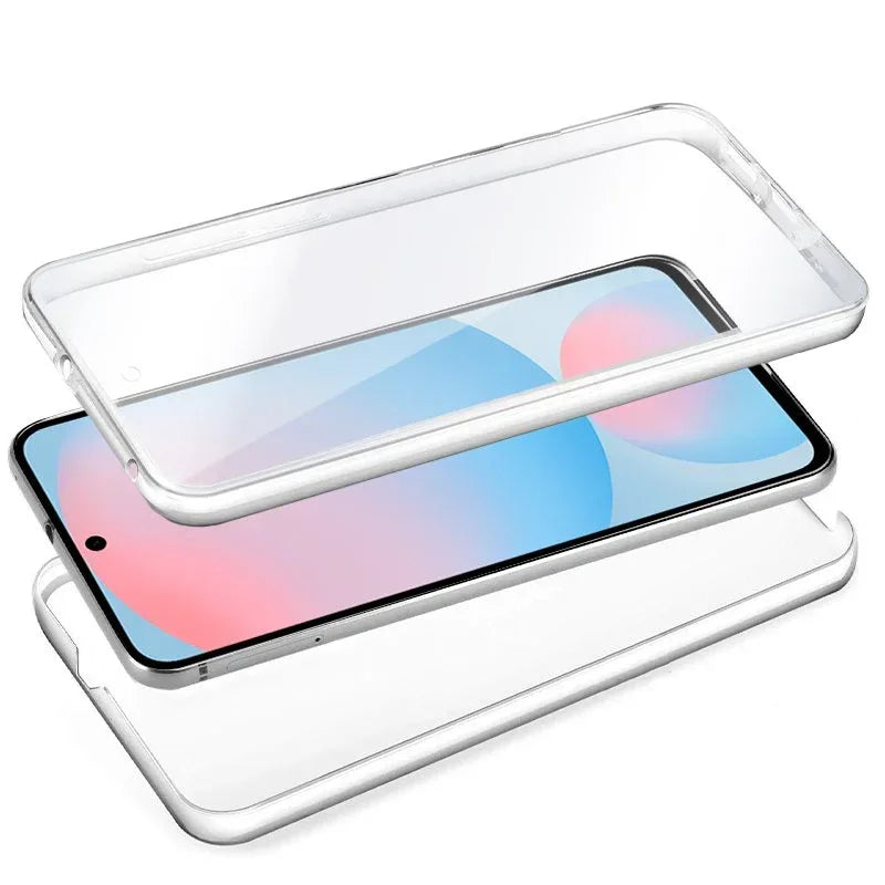 Funda COOL Silicona 3D para Samsung S721 Galaxy S24 FE (Transparente Frontal + Trasera) - PixelPlaza