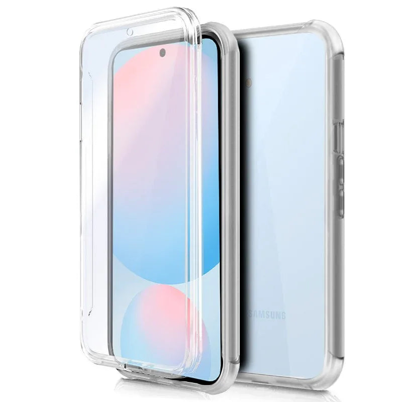 Funda COOL Silicona 3D para Samsung S721 Galaxy S24 FE (Transparente Frontal + Trasera) - PixelPlaza