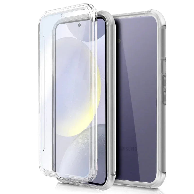 Funda COOL Silicona 3D para Samsung S921 Galaxy S24 / S25 (Transparente Frontal + Trasera) - PixelPlaza