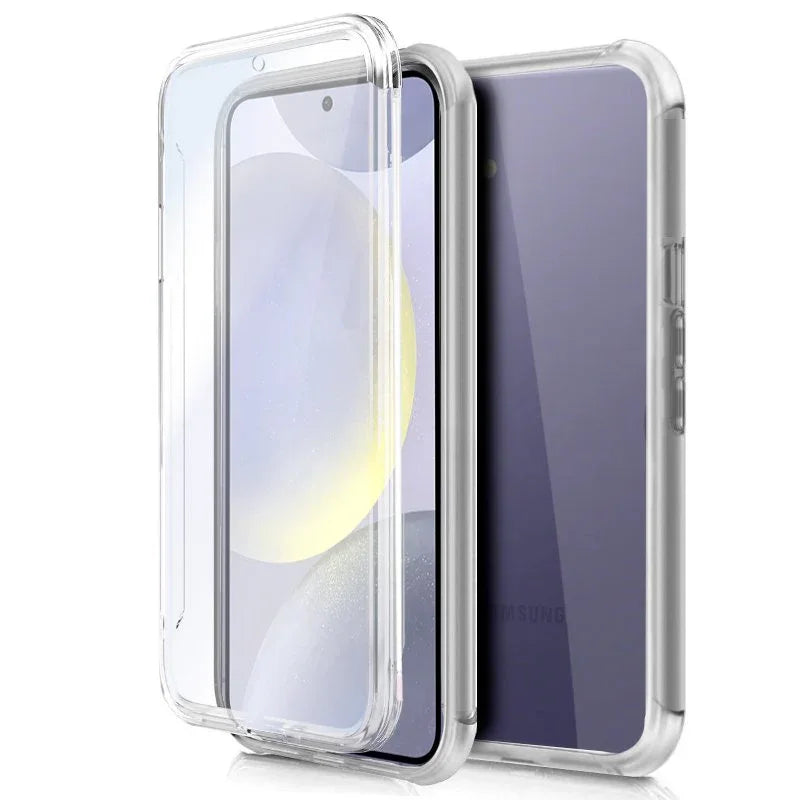 Funda COOL Silicona 3D para Samsung S921 Galaxy S24 / S25 (Transparente Frontal + Trasera) - PixelPlaza