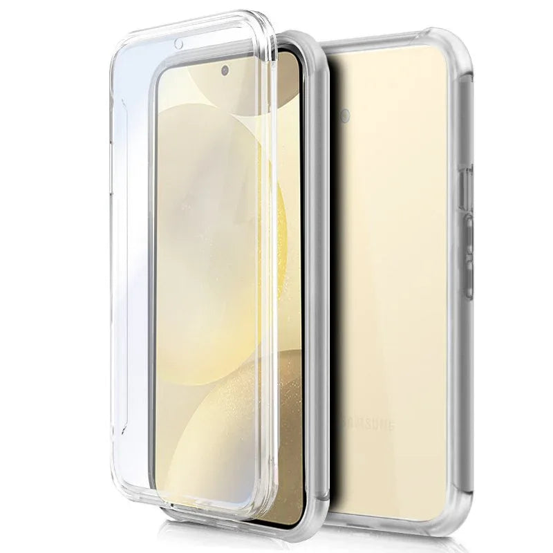 Funda COOL Silicona 3D para Samsung S926 Galaxy S24 Plus / S25 Plus (Transparente Frontal + Trasera) - PixelPlaza