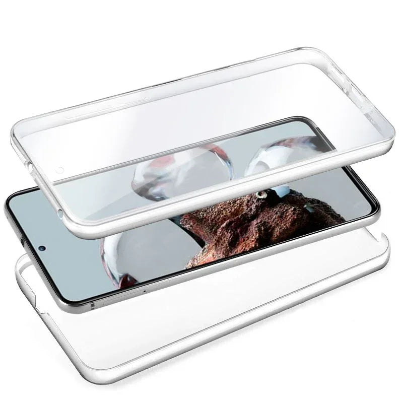 Funda COOL Silicona 3D para Xiaomi 12T / 12T Pro (Transparente Frontal + Trasera) - PixelPlaza