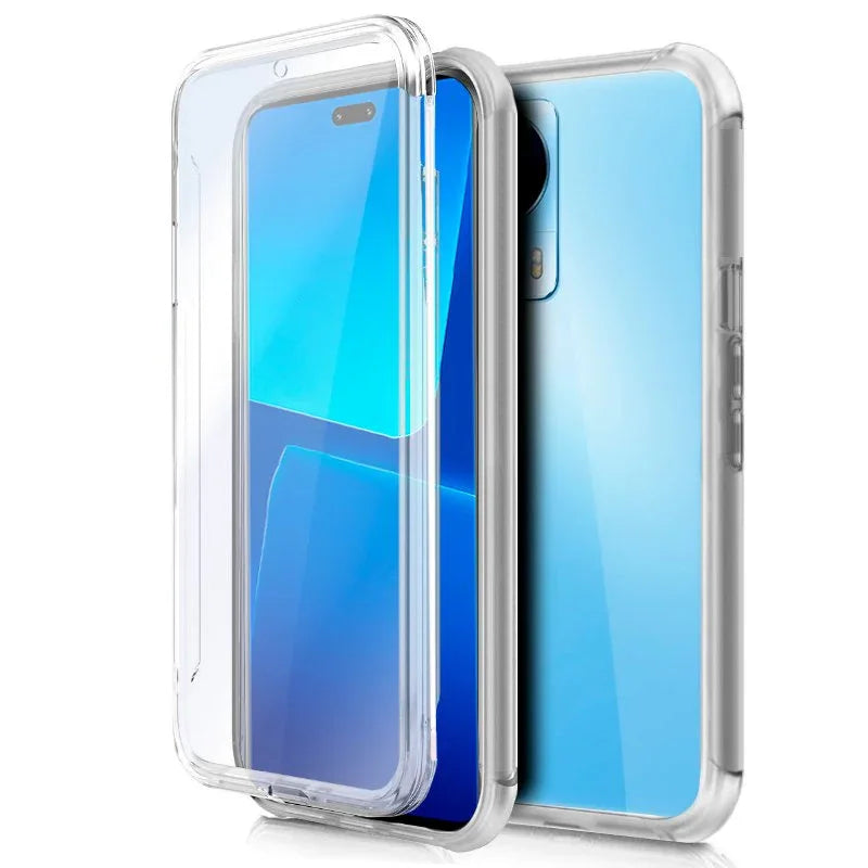 Funda COOL Silicona 3D para Xiaomi 13 Lite (Transparente Frontal + Trasera) - PixelPlaza