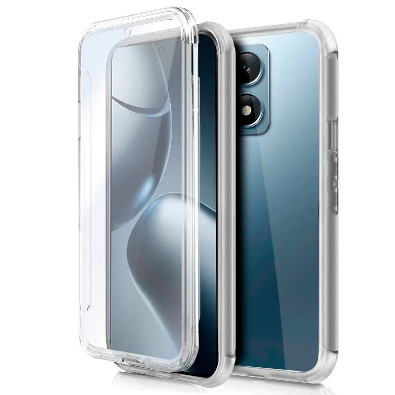 Funda COOL Silicona 3D para Xiaomi 14T (Transparente Frontal + Trasera) - PixelPlaza