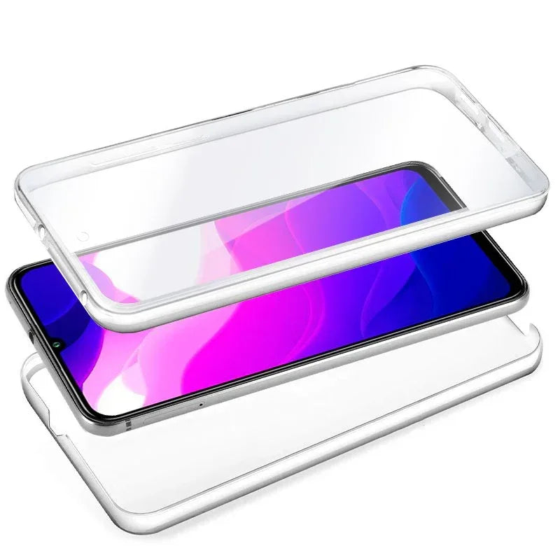 Funda COOL Silicona 3D para Xiaomi Mi 10 Lite (Transparente Frontal + Trasera) - PixelPlaza