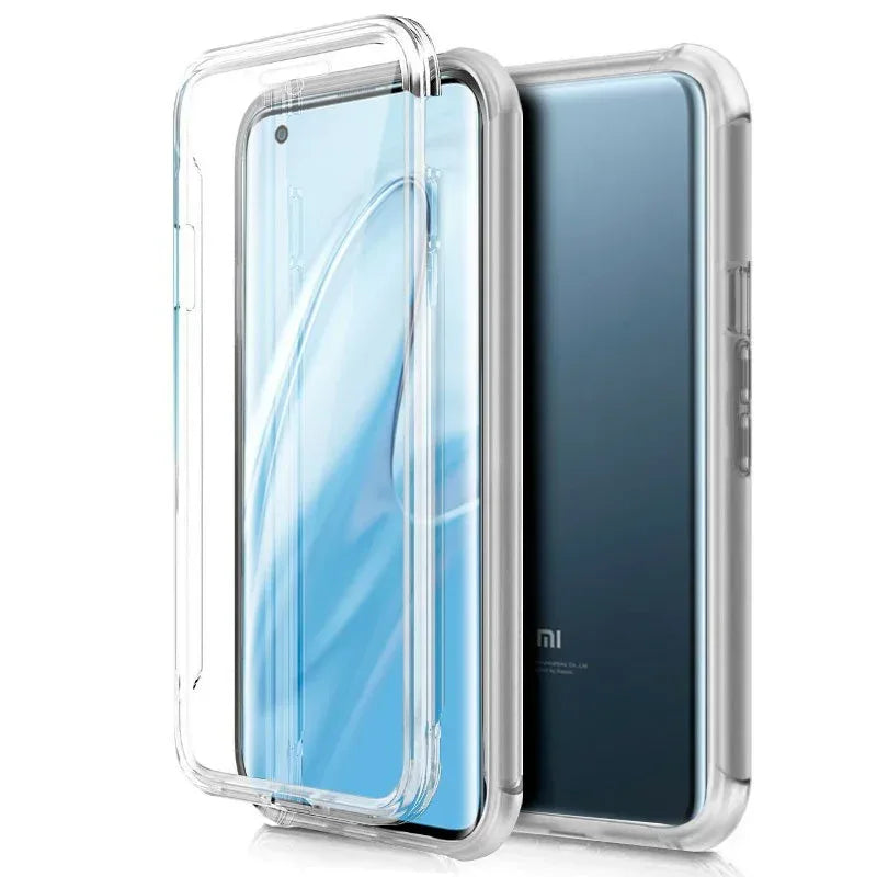 Funda COOL Silicona 3D para Xiaomi Mi 10 / Mi 10 Pro (Transparente Frontal + Trasera) - PixelPlaza