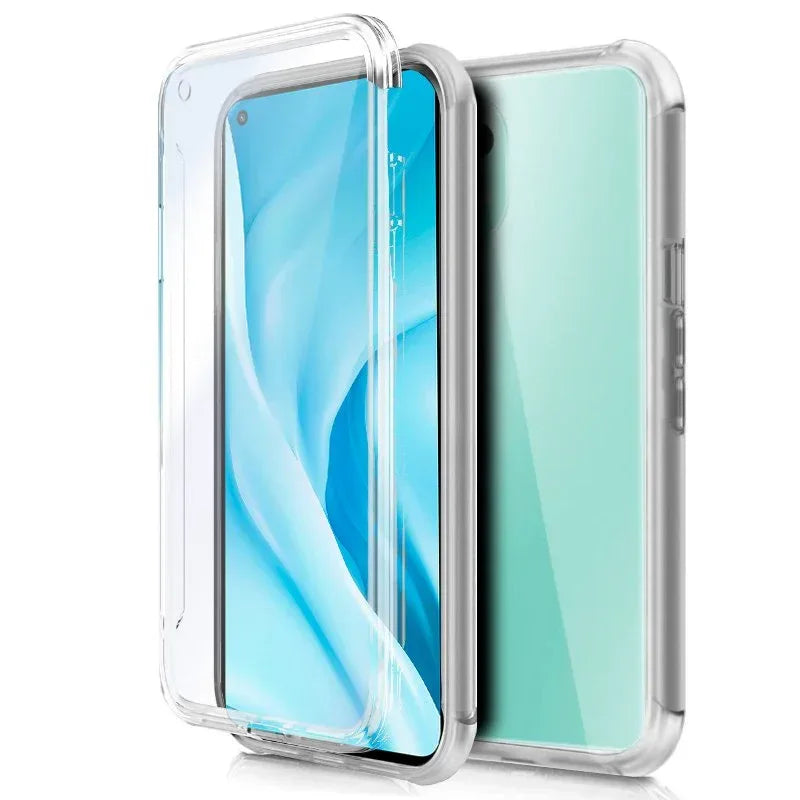Funda COOL Silicona 3D para Xiaomi Mi 11 Lite / Mi 11 Lite 5G (Transparente Frontal + Trasera) - PixelPlaza