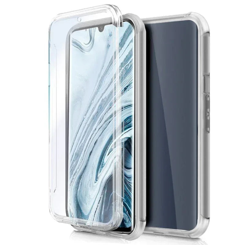 Funda COOL Silicona 3D para Xiaomi Mi Note 10 / Mi Note 10 Pro (Transparente Frontal + Trasera) - PixelPlaza