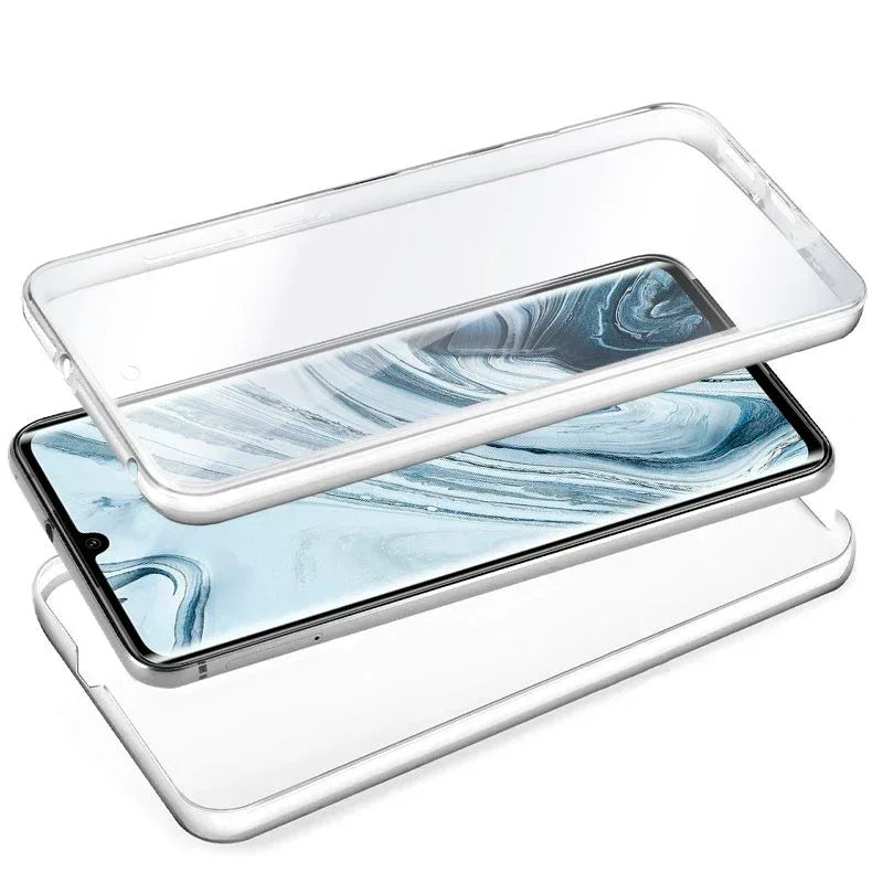 Funda COOL Silicona 3D para Xiaomi Mi Note 10 / Mi Note 10 Pro (Transparente Frontal + Trasera) - PixelPlaza
