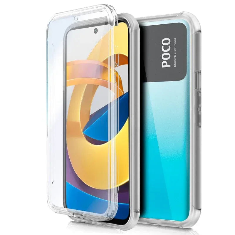 Funda COOL Silicona 3D para Xiaomi Poco M4 Pro 5G / Redmi Note 11S 5G (Transparente Frontal + Trasera) - PixelPlaza