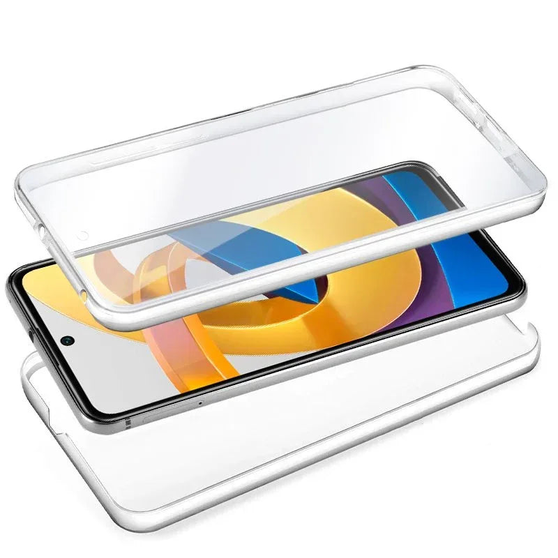 Funda COOL Silicona 3D para Xiaomi Poco M4 Pro 5G / Redmi Note 11S 5G (Transparente Frontal + Trasera) - PixelPlaza