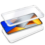 Funda COOL Silicona 3D para Xiaomi Poco M4 Pro (Transparente Frontal + Trasera) - PixelPlaza