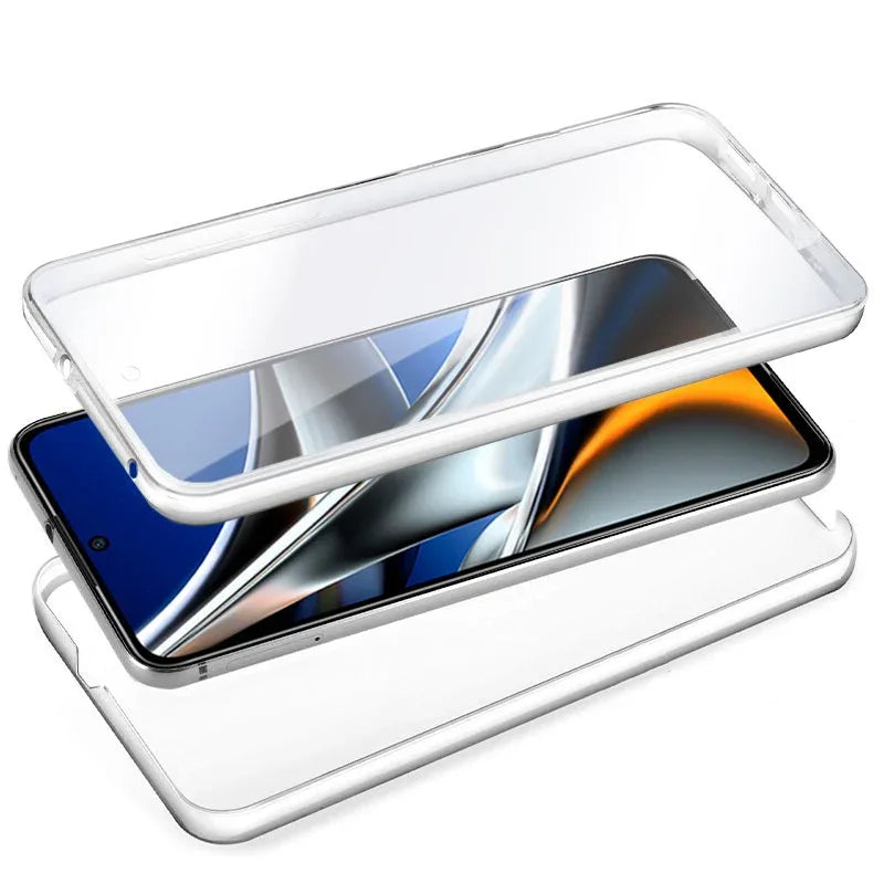 Funda COOL Silicona 3D para Xiaomi Poco X4 Pro 5G (Transparente Frontal + Trasera) - PixelPlaza