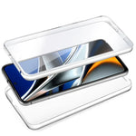 Funda COOL Silicona 3D para Xiaomi Poco X4 Pro 5G (Transparente Frontal + Trasera) - PixelPlaza