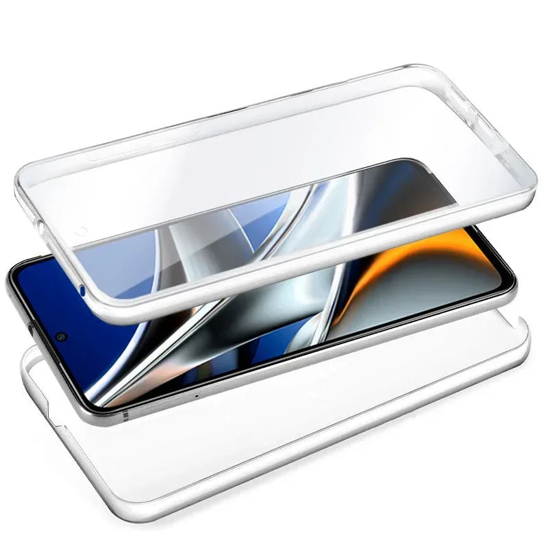 Funda COOL Silicona 3D para Xiaomi Poco X4 Pro 5G (Transparente Frontal + Trasera) - PixelPlaza