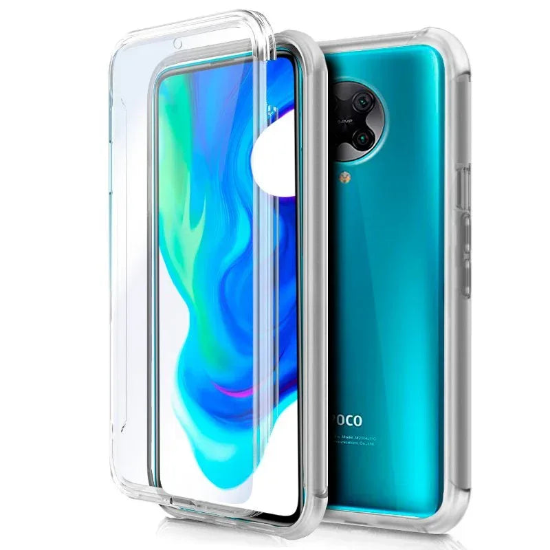 Funda COOL Silicona 3D para Xiaomi Pocophone F2 Pro (Transparente Frontal + Trasera) - PixelPlaza