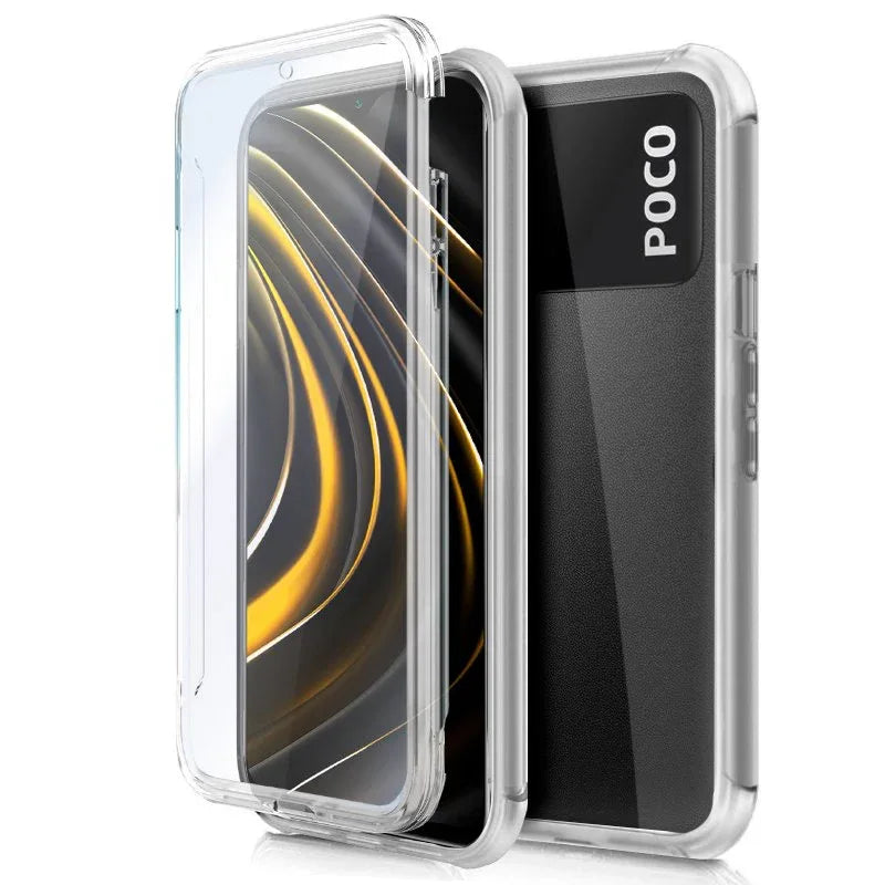 Funda COOL Silicona 3D para Xiaomi Pocophone M3 (Transparente Frontal + Trasera) - PixelPlaza