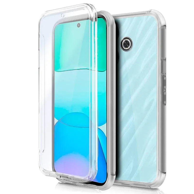 Funda COOL Silicona 3D para Xiaomi Redmi 13 / Poco M6 (Transparente Frontal + Trasera) - PixelPlaza