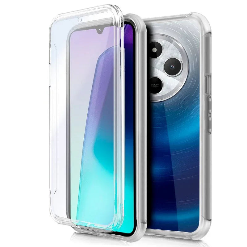 Funda COOL Silicona 3D para Xiaomi Redmi 14C / Poco C75 (Transparente Frontal + Trasera) - PixelPlaza
