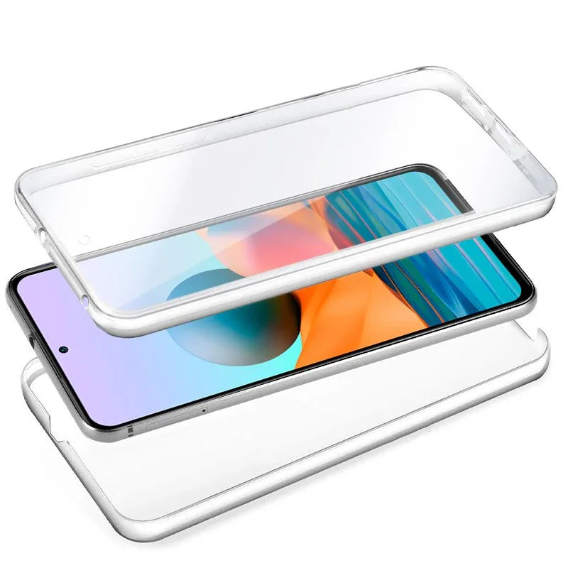 Funda COOL Silicona 3D para Xiaomi Redmi Note 10 Pro (Transparente Frontal + Trasera) - PixelPlaza