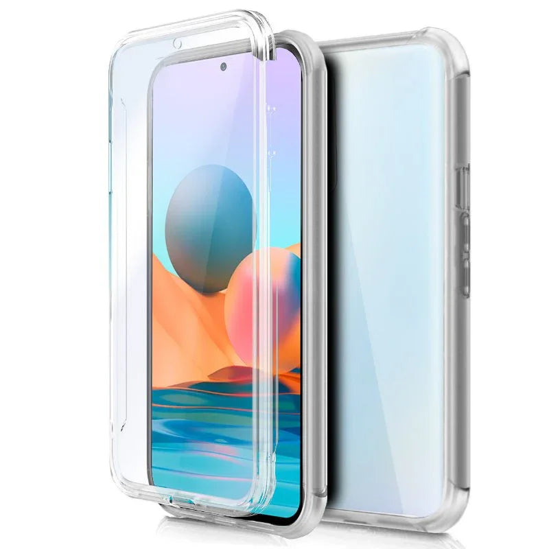 Funda COOL Silicona 3D para Xiaomi Redmi Note 10 Pro (Transparente Frontal + Trasera) - PixelPlaza