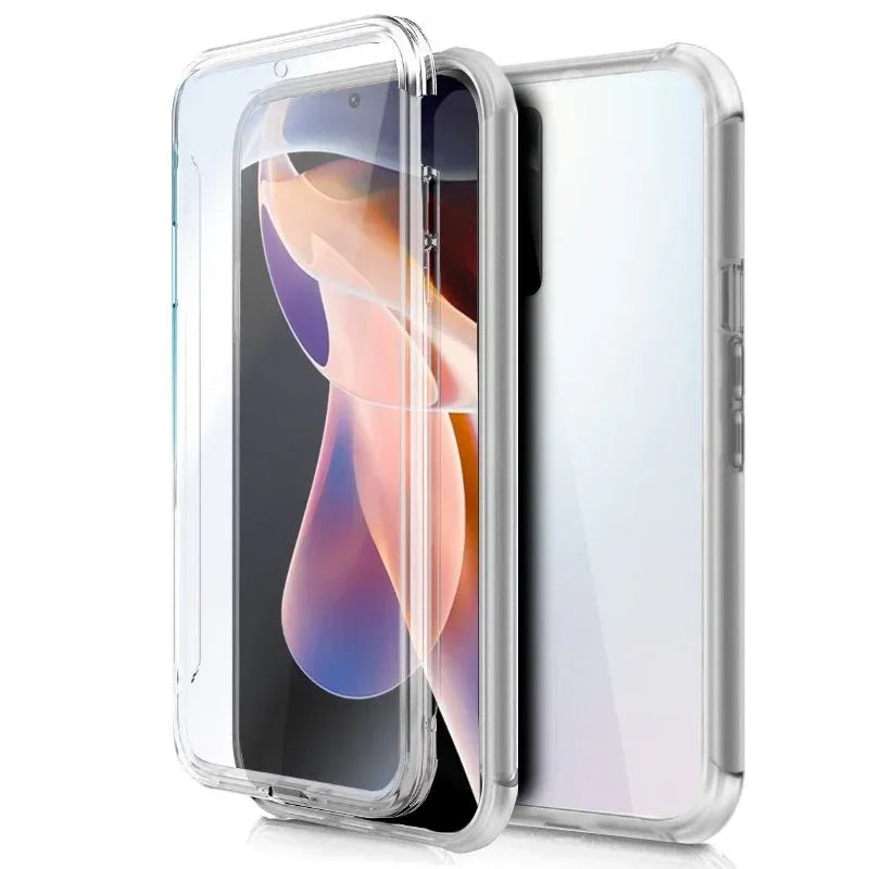 Funda COOL Silicona 3D para Xiaomi Redmi Note 11 Pro / Note 11 Pro 5G / Note 12 Pro 4G (Transparente Frontal + Trasera) - PixelPlaza