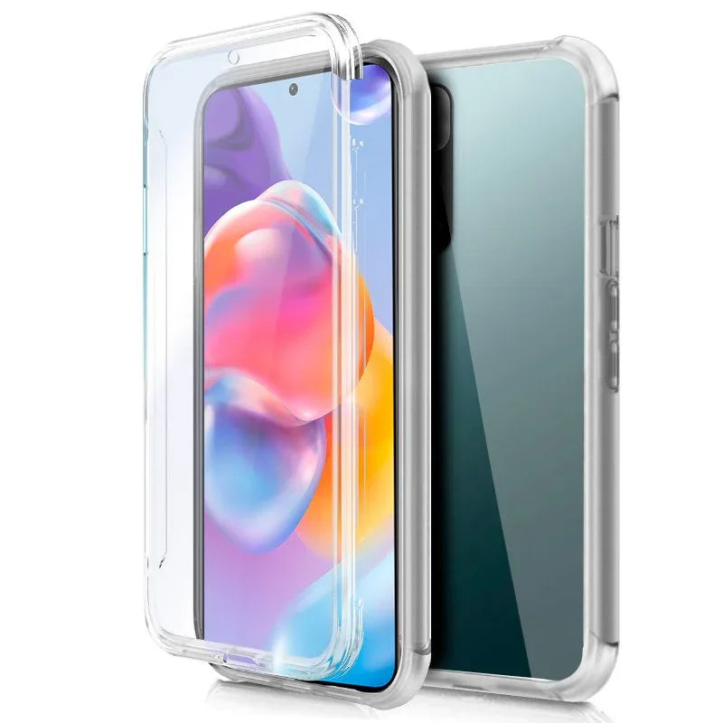 Funda COOL Silicona 3D para Xiaomi Redmi Note 11 Pro Plus 5G (Transparente Frontal + Trasera) - PixelPlaza