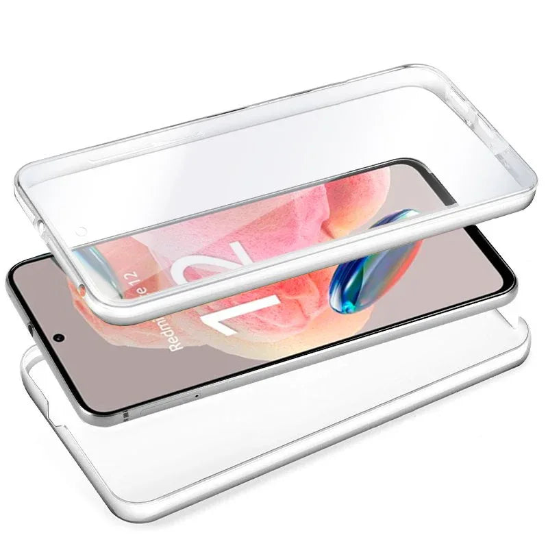 Funda COOL Silicona 3D para Xiaomi Redmi Note 12 (Transparente Frontal + Trasera) - PixelPlaza