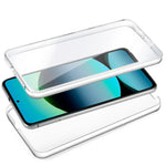 Funda COOL Silicona 3D para Xiaomi Redmi Note 14 (Transparente Frontal + Trasera) - PixelPlaza
