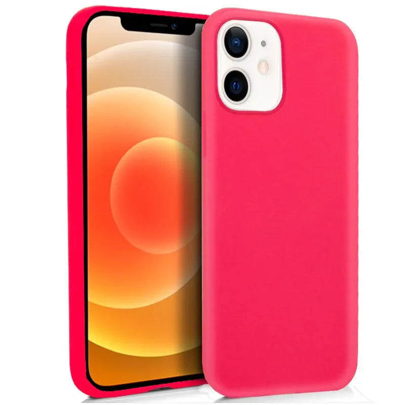 Funda COOL Silicona para iPhone 12 mini (Rosa) - PixelPlaza