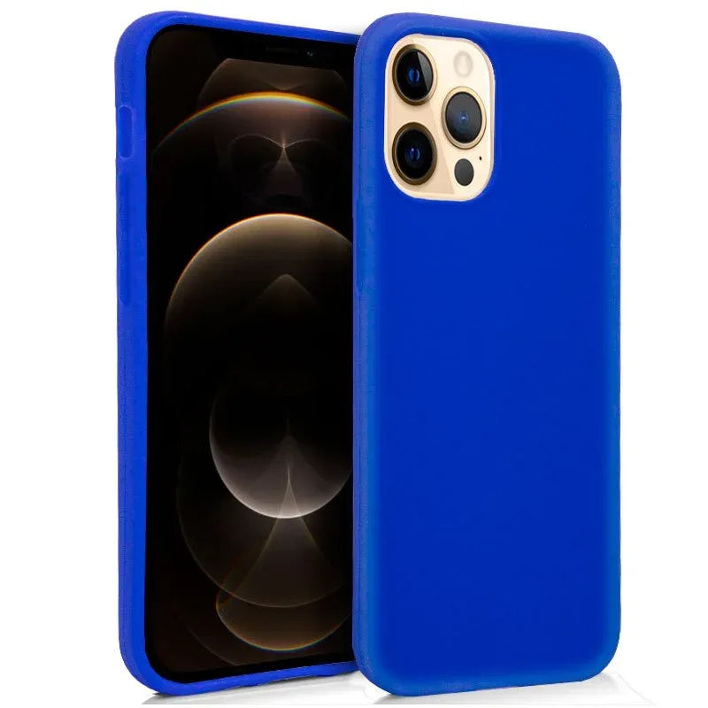 Funda COOL Silicona para iPhone 12 Pro Max (Azul) - PixelPlaza