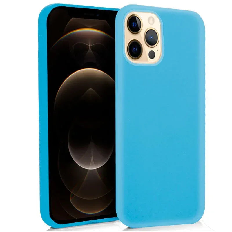 Funda COOL Silicona para iPhone 12 Pro Max (Celeste) - PixelPlaza