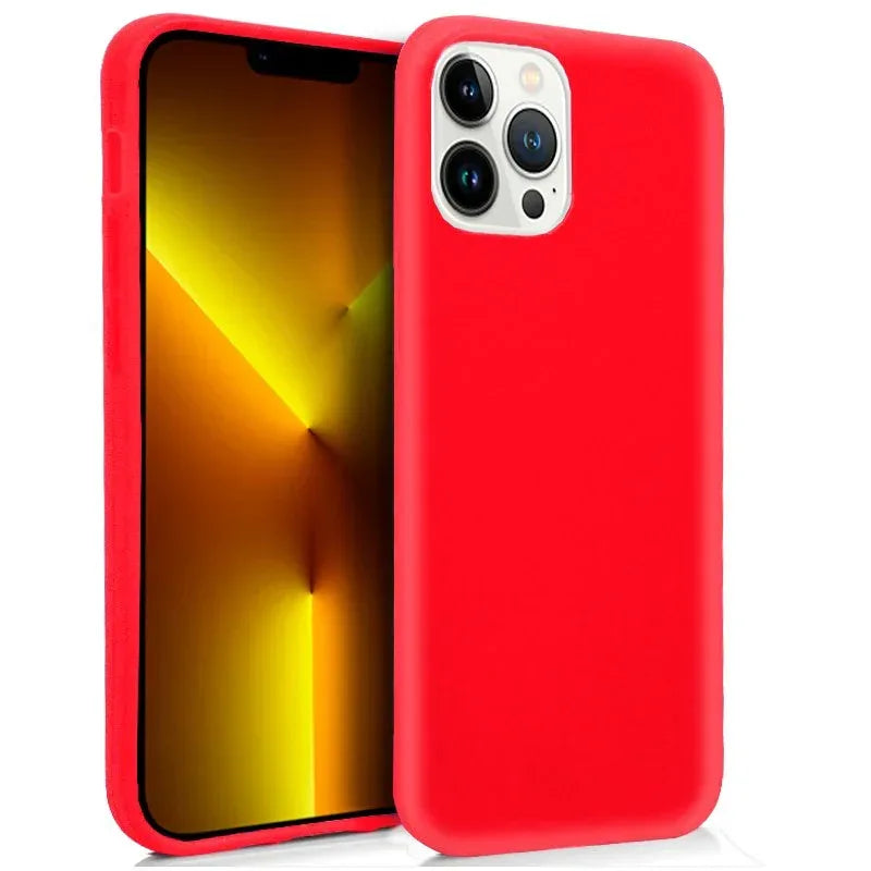 Funda COOL Silicona para iPhone 13 Pro Max (Rojo) - PixelPlaza