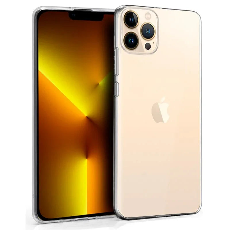 Funda COOL Silicona para iPhone 13 Pro Max (Transparente) - PixelPlaza