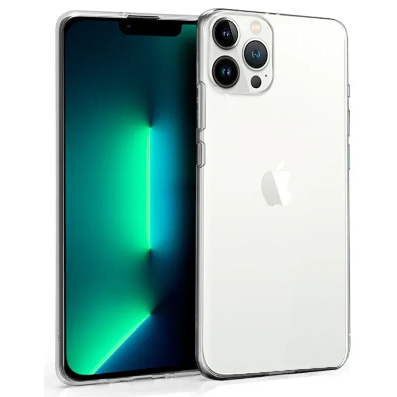 Funda COOL Silicona para iPhone 13 Pro (Transparente) - PixelPlaza