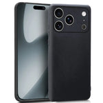 Funda COOL Silicona para iPhone 17 Pro (Negro) - PixelPlaza