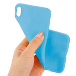 Funda COOL Silicona para iPhone XS Max (Celeste) - PixelPlaza