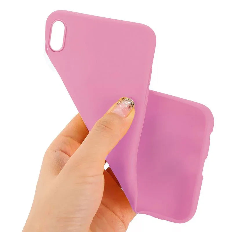 Funda COOL Silicona para iPhone XS Max (Rosa) - PixelPlaza