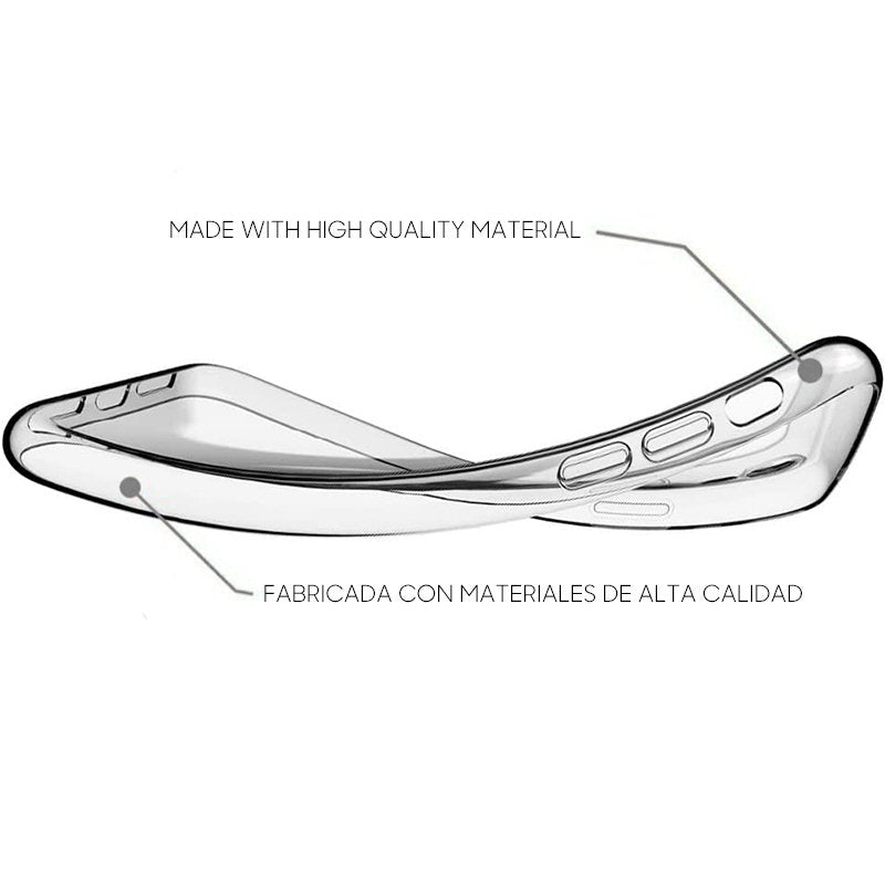 Funda COOL Silicona para Motorola Edge 70 (Transparente)