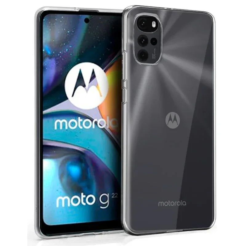 Funda COOL Silicona para Motorola Moto G22 (Transparente) - PixelPlaza