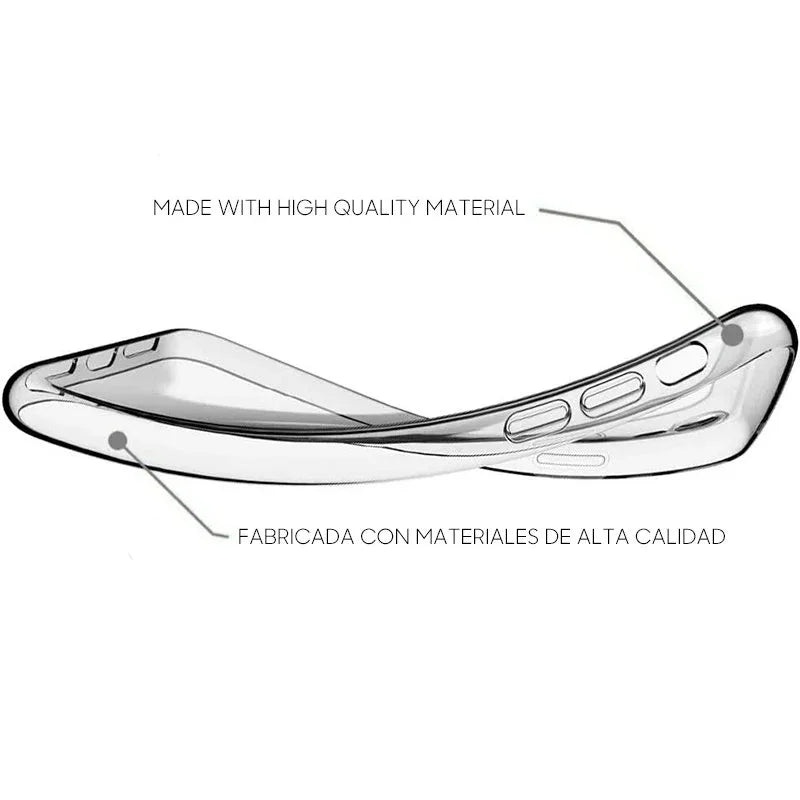 Funda COOL Silicona para Motorola Moto G84 5G (Transparente) - PixelPlaza