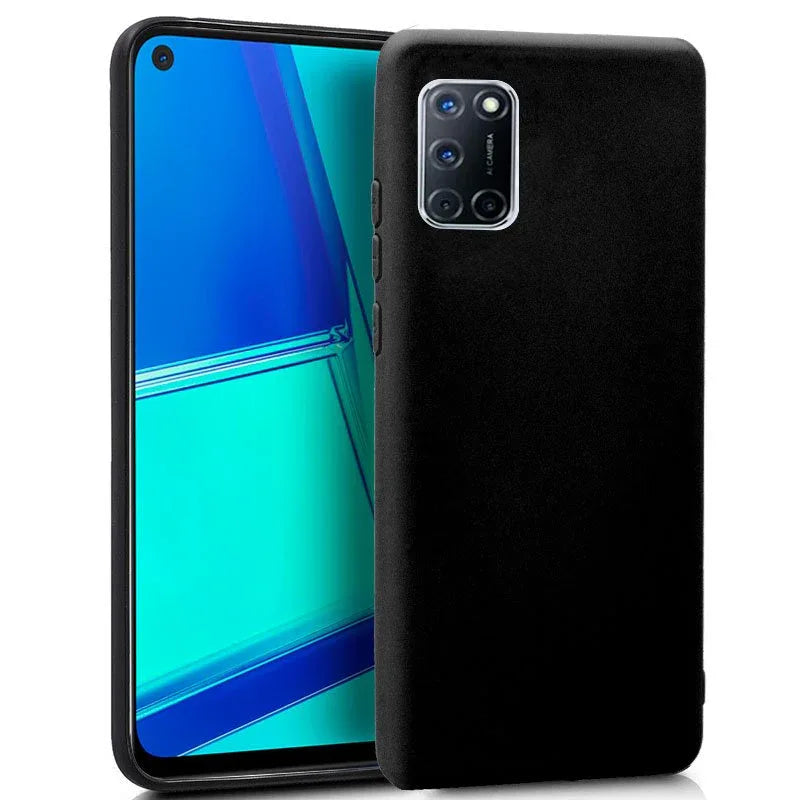 Funda COOL Silicona para Oppo A52 / A72 / A92 (Negro) - PixelPlaza