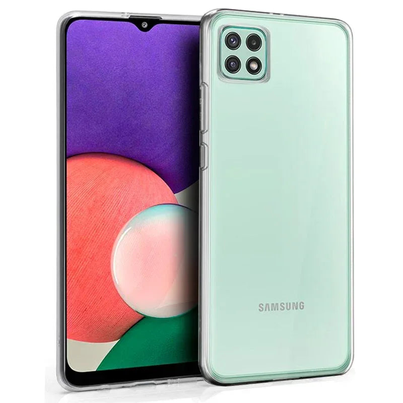 Funda COOL Silicona para Samsung A226 Galaxy A22 5G (Transparente) - PixelPlaza