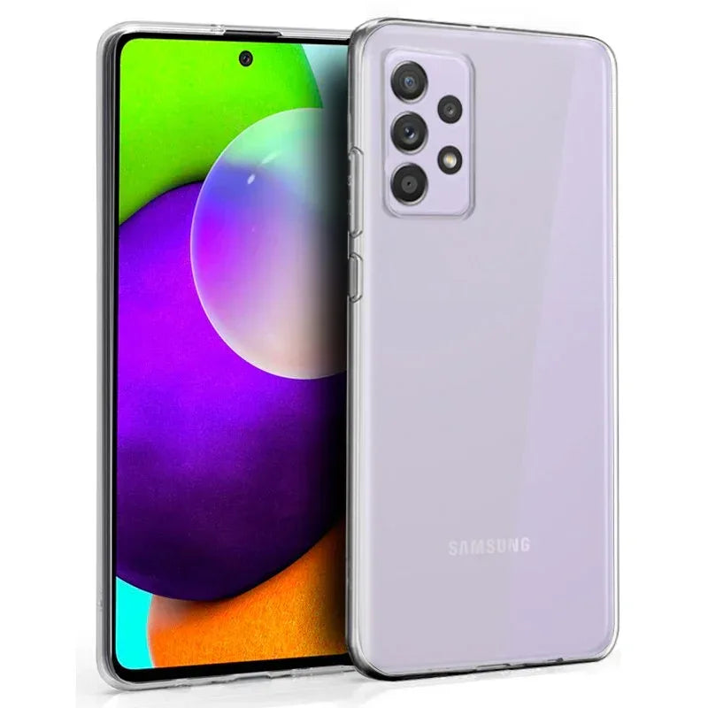 Funda COOL Silicona para Samsung A525 Galaxy A52 / A52 5G / A52s 5G (Transparente) - PixelPlaza