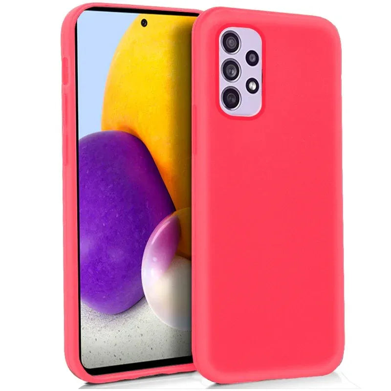 Funda COOL Silicona para Samsung A725 Galaxy A72 (Rosa) - PixelPlaza