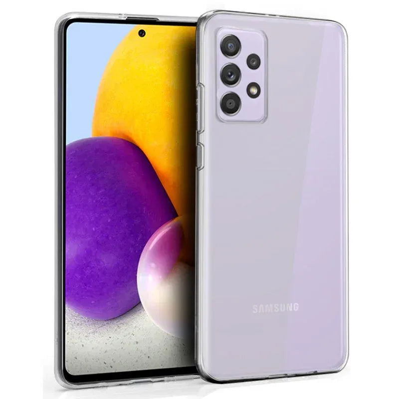 Funda COOL Silicona para Samsung A725 Galaxy A72 (Transparente) - PixelPlaza