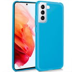 Funda COOL Silicona para Samsung G990 Galaxy S21 (Celeste) - PixelPlaza