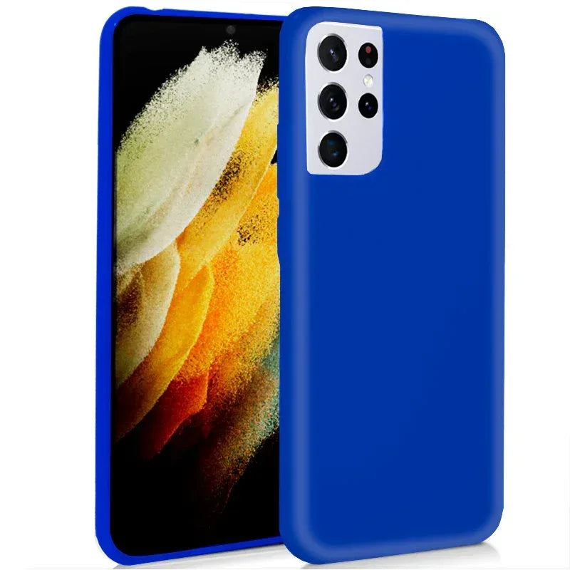 Funda COOL Silicona para Samsung G998 Galaxy S21 Ultra (Azul) - PixelPlaza