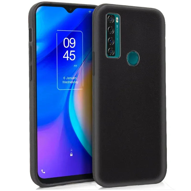 Funda COOL Silicona para TCL 20 SE (Negro) - PixelPlaza